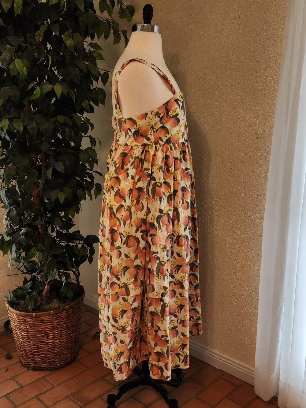J. Crew Square Neck Midi Dress in Cotton Poplin - NWT